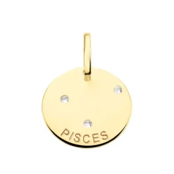 Online Histoire d'Or Pendentif Or Jaune Astraea Oxyde De Zirconium