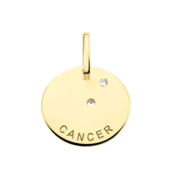 Hot Histoire d'Or Pendentif Or Jaune Astraea Oxyde De Zirconium