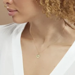 Hot Histoire d'Or Pendentif Or Jaune Astraea Oxyde De Zirconium