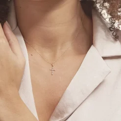 Histoire d'Or Pendentif Or Jaune Lucinien Oxyde De Zirconium* Pendentifs|Pendentifs