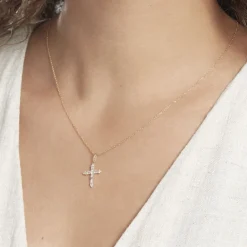 Clearance Histoire d'Or Pendentif Or Jaune Neottie Oxydes