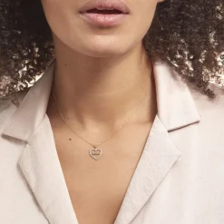 Discount Histoire d'Or Pendentif Or Jaune Ramouna Oxyde De Zirconium