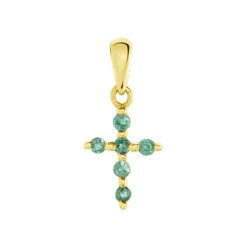 Histoire d'Or Pendentif Or Jaune Stanley Emeraude* Pendentifs|Pendentifs
