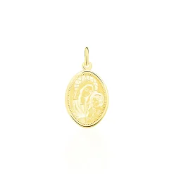 Histoire d'Or Pendentif Or Jaune Vierge A L'enfant* Bijoux Personnalisés|Pendentifs