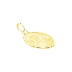 Histoire d'Or Pendentif Or Jaune Vierge A L'enfant* Bijoux Personnalisés|Pendentifs