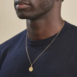 Discount Histoire d'Or Pendentif Saint Christophe Diamante Or Jaune