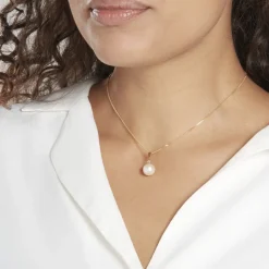 Best Histoire d'Or Pendentif Sibylle Or Jaune Perle De Culture