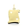 Histoire d'Or Pendentif Sirona Parchemin Message Or Jaune* Bijoux Personnalisés|Pendentifs