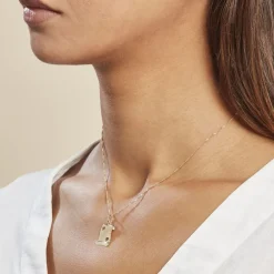 Histoire d'Or Pendentif Sirona Parchemin Message Or Jaune* Bijoux Personnalisés|Pendentifs