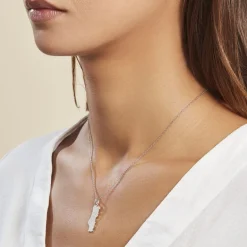 Histoire d'Or Pendentif Thea Argent Blanc