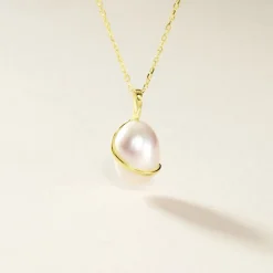 Histoire d'Or Pendentif Tourbillon Or Jaune Perle De Culture* Pendentifs|Pendentifs