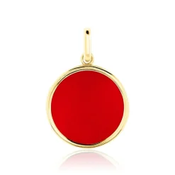 Outlet Histoire d'Or Pendentif Ultane Or Jaune Corail or jaune corail corail