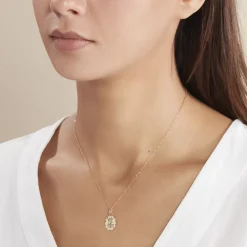 Histoire d'Or Pendentif Vierge Nuage Or Jaune* Bijoux Personnalisés|Pendentifs