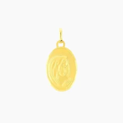 Histoire d'Or Pendentif Vierge Ovale Or Jaune* Bijoux Personnalisés|Pendentifs