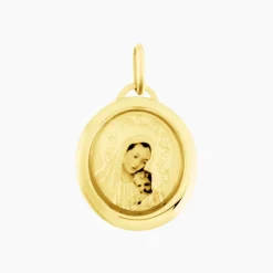Histoire d'Or Pendentif Vierge Ovale Or Jaune* Bijoux Personnalisés|Pendentifs