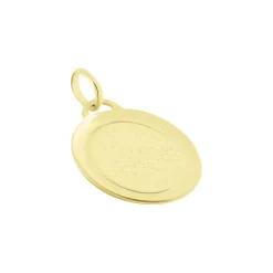 Histoire d'Or Pendentif Vierge Ovale Or Jaune* Bijoux Personnalisés|Pendentifs