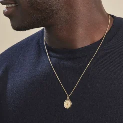 Histoire d'Or Pendentif Vierge Ovale Or Jaune* Bijoux Personnalisés|Pendentifs