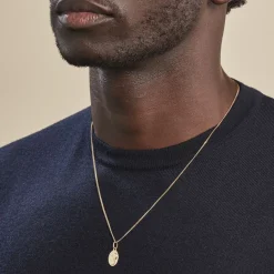 Outlet Histoire d'Or Pendentif Vierge Ovale Or Jaune