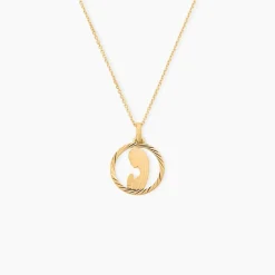 Histoire d'Or Pendentif Vierge Rond Diamante Or Jaune* Pendentifs|Pendentifs