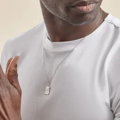 Histoire d'Or Pendentif Zodiaque Parchemin Argent Blanc* Bijoux Personnalisés|Pendentifs