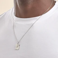 Best Histoire d'Or Pendentif Zodiaque Parchemin Argent Blanc