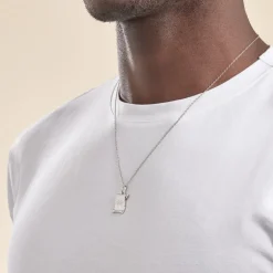 New Histoire d'Or Pendentif Zodiaque Parchemin Argent Blanc