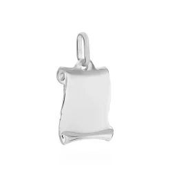 Histoire d'Or Pendentif Zodiaque Parchemin Argent Blanc* Bijoux Personnalisés|Pendentifs