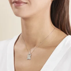 Histoire d'Or Pendentif Zodiaque Parchemin Argent Blanc* Bijoux Personnalisés|Pendentifs