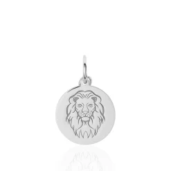 Clearance Histoire d'Or Pendentif Zodiaque Rond Argent Blanc