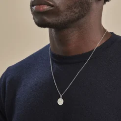 Clearance Histoire d'Or Pendentif Zodiaque Rond Argent Blanc