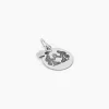 Hot Histoire d'Or Pendentif Zodiaque Rond Argent Blanc