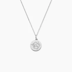 Histoire d'Or Pendentif Zodiaque Rond Argent Blanc* Bijoux Personnalisés|Pendentifs