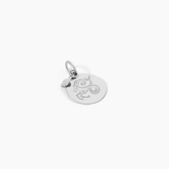 Sale Histoire d'Or Pendentif Zodiaque Rond Argent Blanc