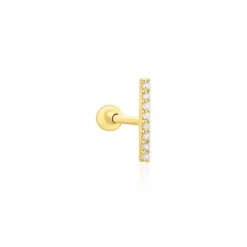 Histoire d'Or Piercing Barak Or Jaune Oxyde De Zirconium* Piercings|Autres Bijoux