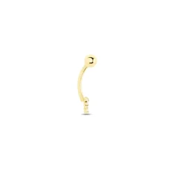 Clearance Histoire d'Or Piercing Darby Or Jaune Oxyde De Zirconium