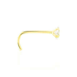 Histoire d'Or Piercing De Nez Fethi Serti Griffe Or Jaune Oxyde De Zirconium* Piercings|Autres Bijoux
