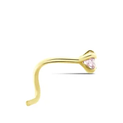 Best Histoire d'Or Piercing De Nez De Zirconium or jaune oxyde