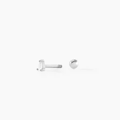 Histoire d'Or Piercing D'oreille Lourdes Argent Blanc Oxyde De Zirconium* Boucles D'Oreilles|Boucles D'Oreilles Fantaisie