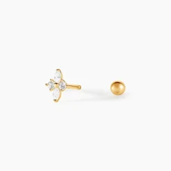 Histoire d'Or Piercing D'oreille Unitaire Eugênia Or Jaune Oxyde De Zirconium* Piercings|Autres Bijoux
