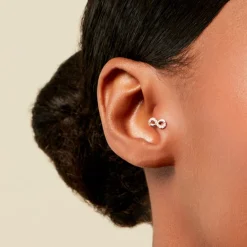 Clearance Histoire d'Or Piercing Erland Or Jaune Oxyde De Zirconium