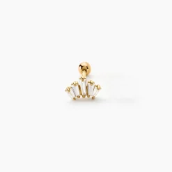 Sale Histoire d'Or Piercing Evangelos Or Jaune Oxyde De Zirconium