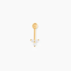 New Histoire d'Or Piercing Filib Or Jaune Oxyde De Zirconium