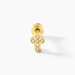 Online Histoire d'Or Piercing Maanta De Zirconium acier jaune oxyde
