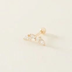 Histoire d'Or Piercing Nina Or Jaune Oxyde De Zirconium* Piercings|Autres Bijoux