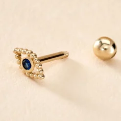 Discount Histoire d'Or Piercing Oya Or Jaune Oxyde De Zirconium