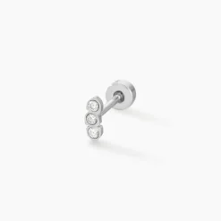 Hot Histoire d'Or Piercing Pirias De Zirconium acier blanc oxyde