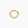 Histoire d'Or Piercing Septum Bettris Acier Jaune Oxyde De Zirconium* Piercings|Autres Bijoux