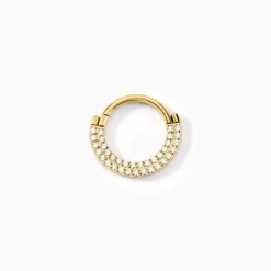 Histoire d'Or Piercing Septum Bettris Acier Jaune Oxyde De Zirconium* Piercings|Autres Bijoux