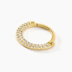 Histoire d'Or Piercing Septum Bettris Acier Jaune Oxyde De Zirconium* Piercings|Autres Bijoux