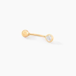 Online Histoire d'Or Piercing Venturino Or Jaune Oxyde De Zirconium